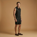Ensemble d'été — chemise sans manches & short décontracté