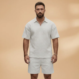 Ensemble — demi-zip et texture matelassée