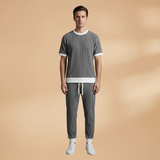Ensemble — haut à col rond & pantalon de jogging