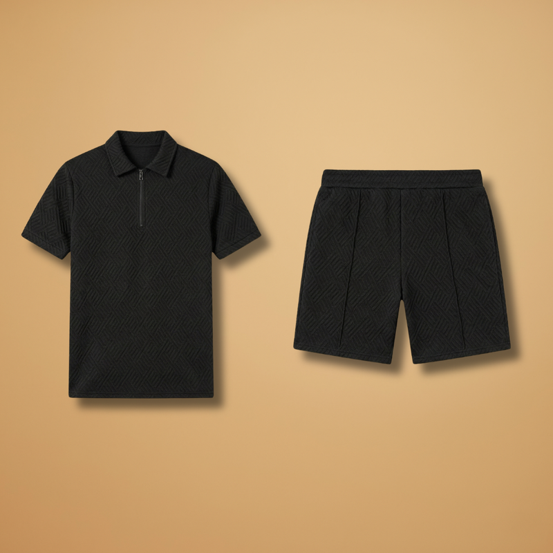Ensemble — polo zippé & short
