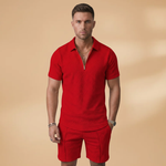 Ensemble — polo zippé & short