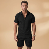 Ensemble — polo zippé & short