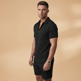 Ensemble — polo zippé & short