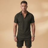 Ensemble — polo zippé & short