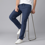 Pantalon à taille élastique, cordon et poches latérales