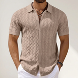 Polo en maille à manches courtes