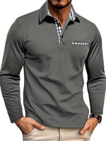 LONG SLEEVE POLO FOR MEN