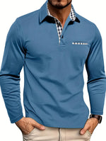 LONG SLEEVE POLO FOR MEN
