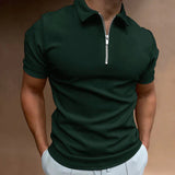 ZIP POLO SHIRT FOR MEN