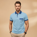 Polo Tommy — à col et poche poitrine