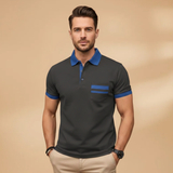 Polo Tommy — à col et poche poitrine