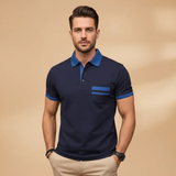 Polo Tommy — à col et poche poitrine