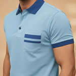 Polo Tommy — à col et poche poitrine