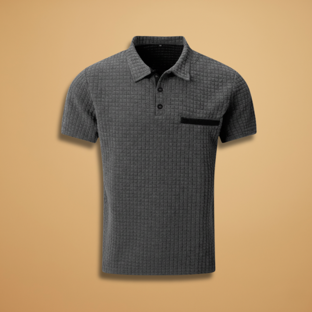 Polo à poche coupe ajustée