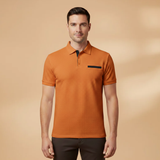 Polo à poche coupe ajustée