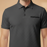 Polo à poche coupe ajustée