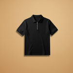 Polo Tommy — zippé coupe slim