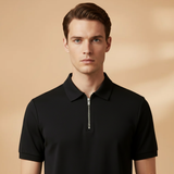 Polo Tommy — zippé coupe slim