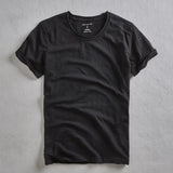 TEXTURED COTTON T-SHIRT FOR MEN