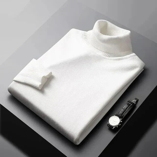 LONG SLEEVE TURTLENECK PULLOVER FOR MEN