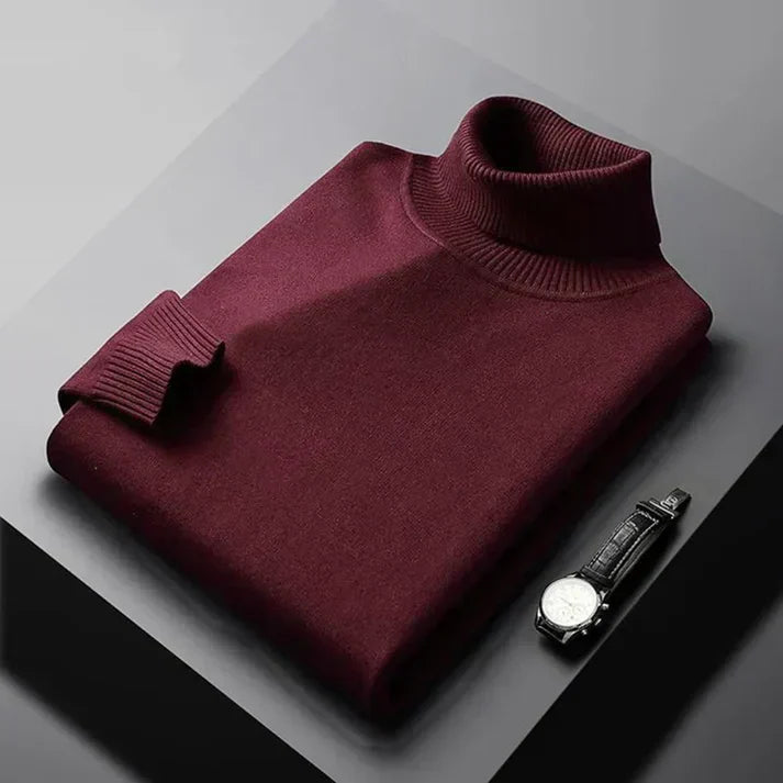 LONG SLEEVE TURTLENECK PULLOVER FOR MEN