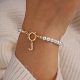 Bracelets avec lettres Auden Key — Or