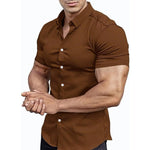 SOLID COLOR SHIRT FOR MEN