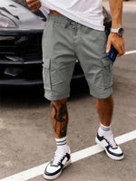 SOLID OUTDOOR SHORTS FOR MEN