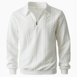 ELEGANT HALF-ZIP POLO FOR MEN
