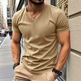 V NECK TEE FOR MEN
