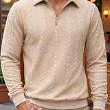 ELEGANT HALF-ZIP POLO FOR MEN