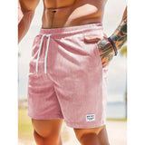 CORDUROY DRAWSTRING SHORTS FOR MEN