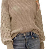 Caroline | Pull classique en grosse maille