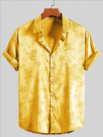 FLORAL SHORT SLEEVE SHIRT FOR MEN