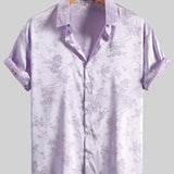 FLORAL SHORT SLEEVE SHIRT FOR MEN