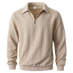 ELEGANT HALF-ZIP POLO FOR MEN