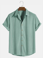 SHORT SLEEVE CUBAN SHIRT FOR MEN