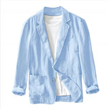LAPEL COTTON JACKET FOR MEN