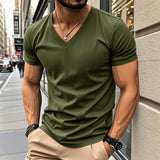 V NECK TEE FOR MEN