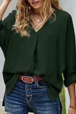 Dorothée | Blouse à manches longues et col V