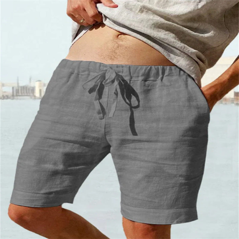 LINEN POCKET SHORTS FOR MEN