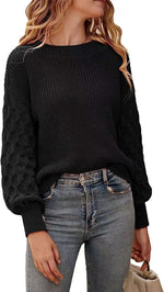 Caroline | Pull classique en grosse maille