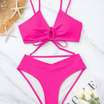 Clotilde — Ensemble de Bikini Deux Pièces avec Nœud à l'Avant