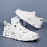 CUSHIONED LEATHER SNEAKERS FOR MEN