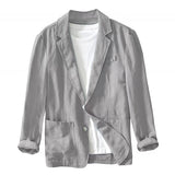 LAPEL COTTON JACKET FOR MEN