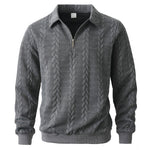ELEGANT HALF-ZIP POLO FOR MEN