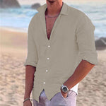 COTTON LINEN SHIRT FOR MEN