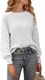 Caroline | Pull classique en grosse maille