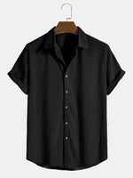 SHORT SLEEVE CUBAN SHIRT FOR MEN