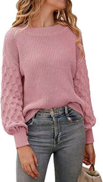 Caroline | Pull classique en grosse maille